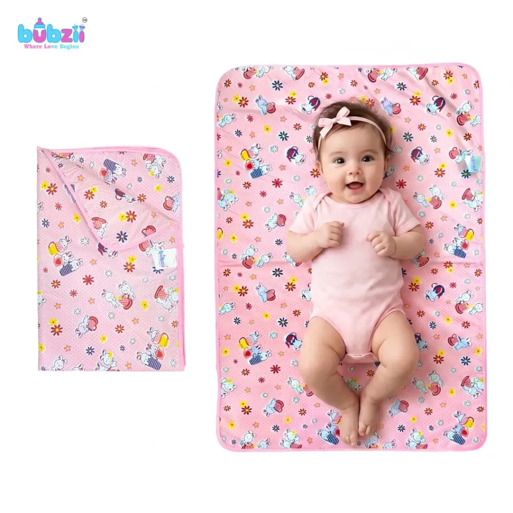 [BS-CS-002] Baby Changing Mat Baby Pink (58x44 cm)