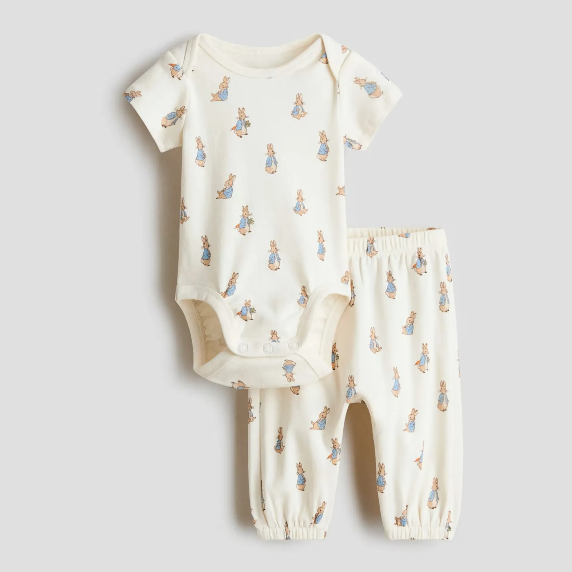2-Piece Printed Cotton Set (0-6M)