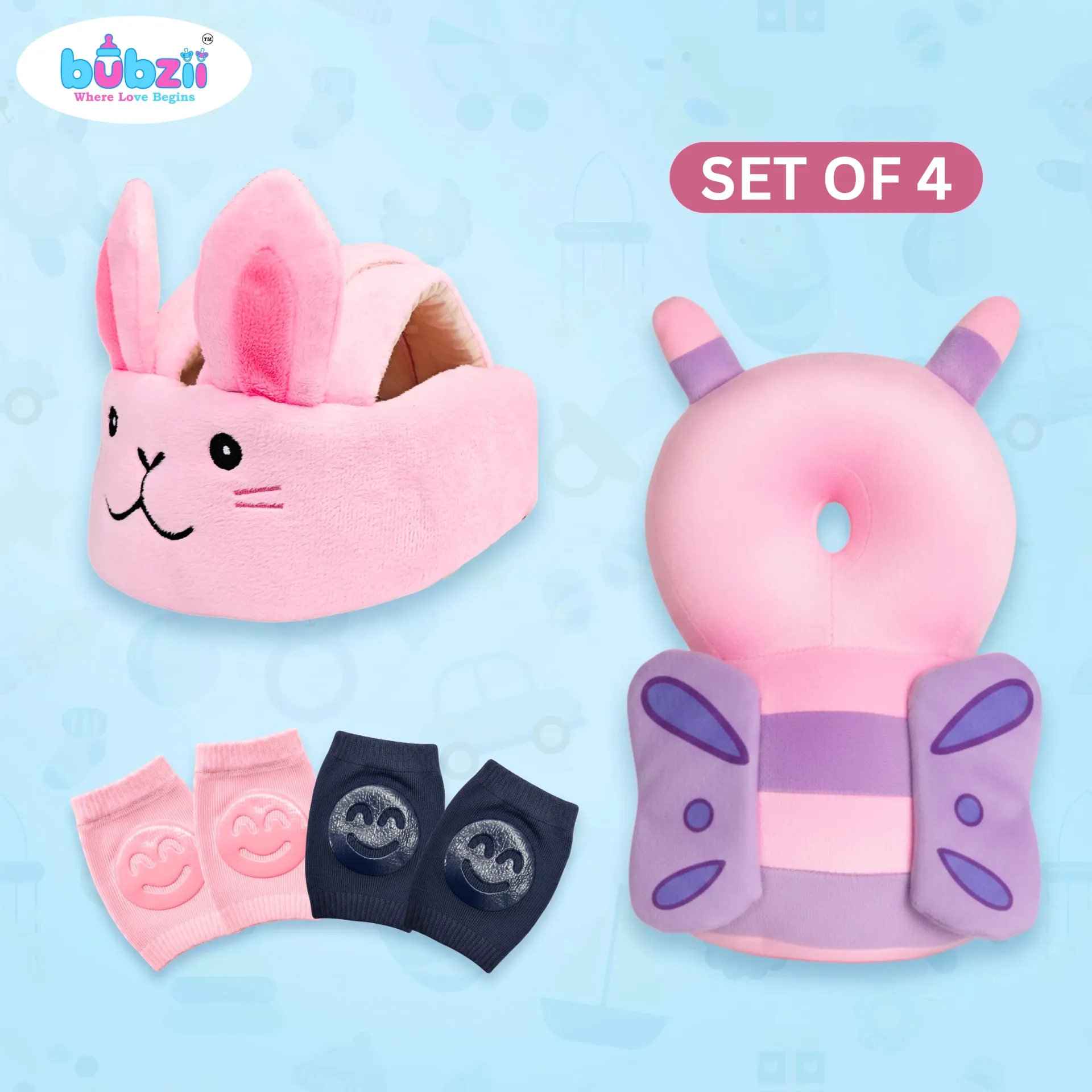 Baby Gift Set soft protecting for walking and crawling