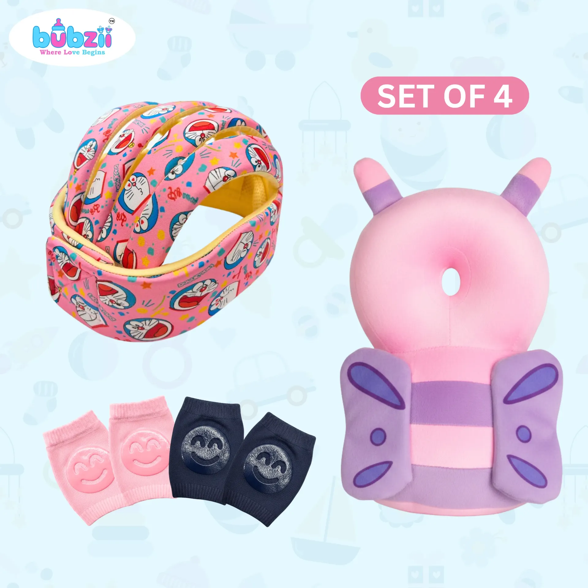 [BB-COM-44] Baby Gift Set soft protecting for walking and crawling
