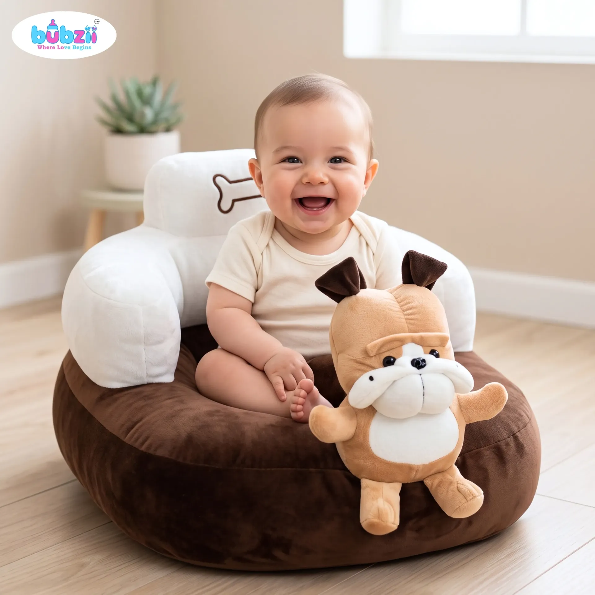 Bubzii Bulldog Baby Sitting Sofa