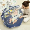 3 in 1 Round Baby Bed with Mosquito Net (0to12 Months)