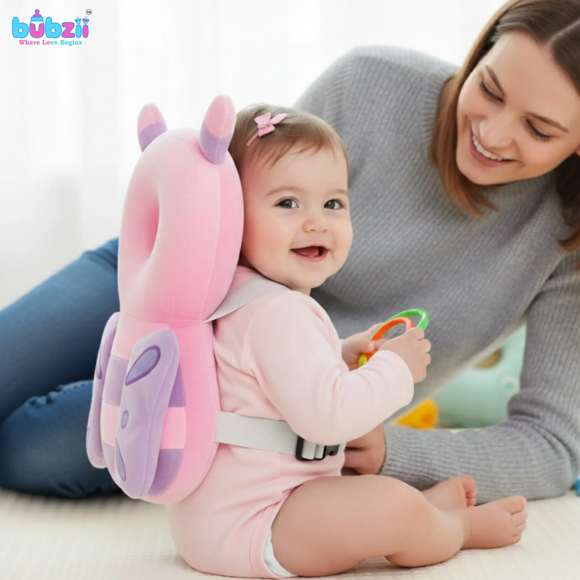 [BB-BP-008] Baby Safety Head Protector – Butterfly Design