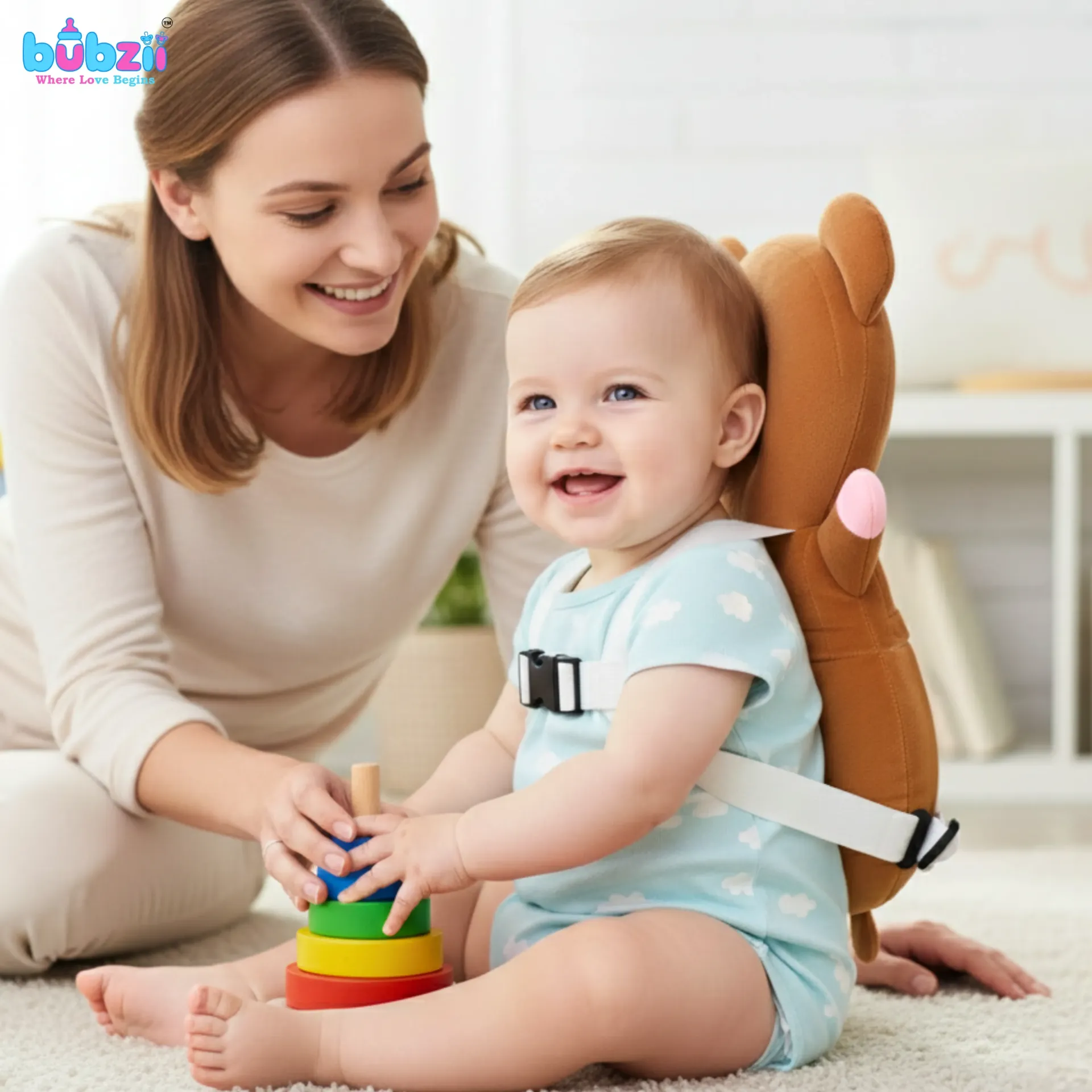 Baby Safety Head Protector – Tiger Design