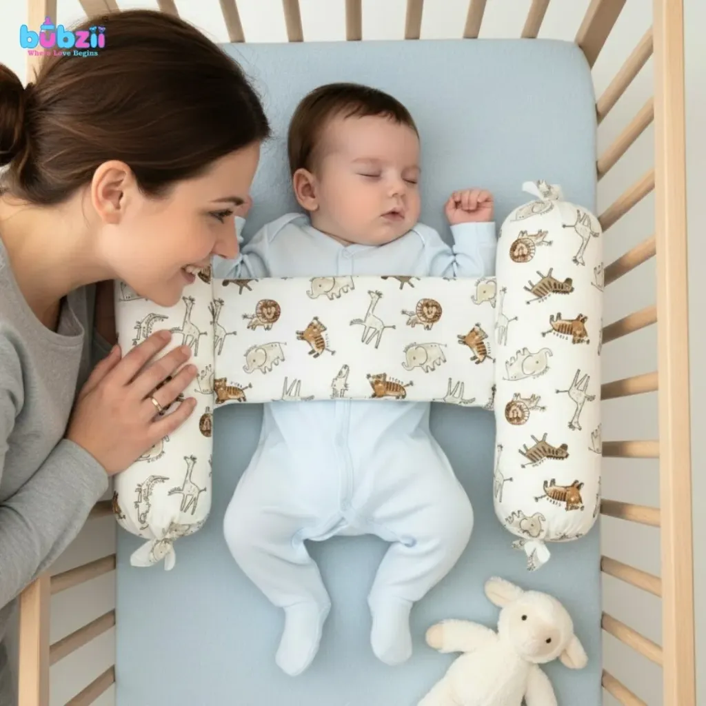 Baby Anti-Roll Side Pillow – Newborn Design