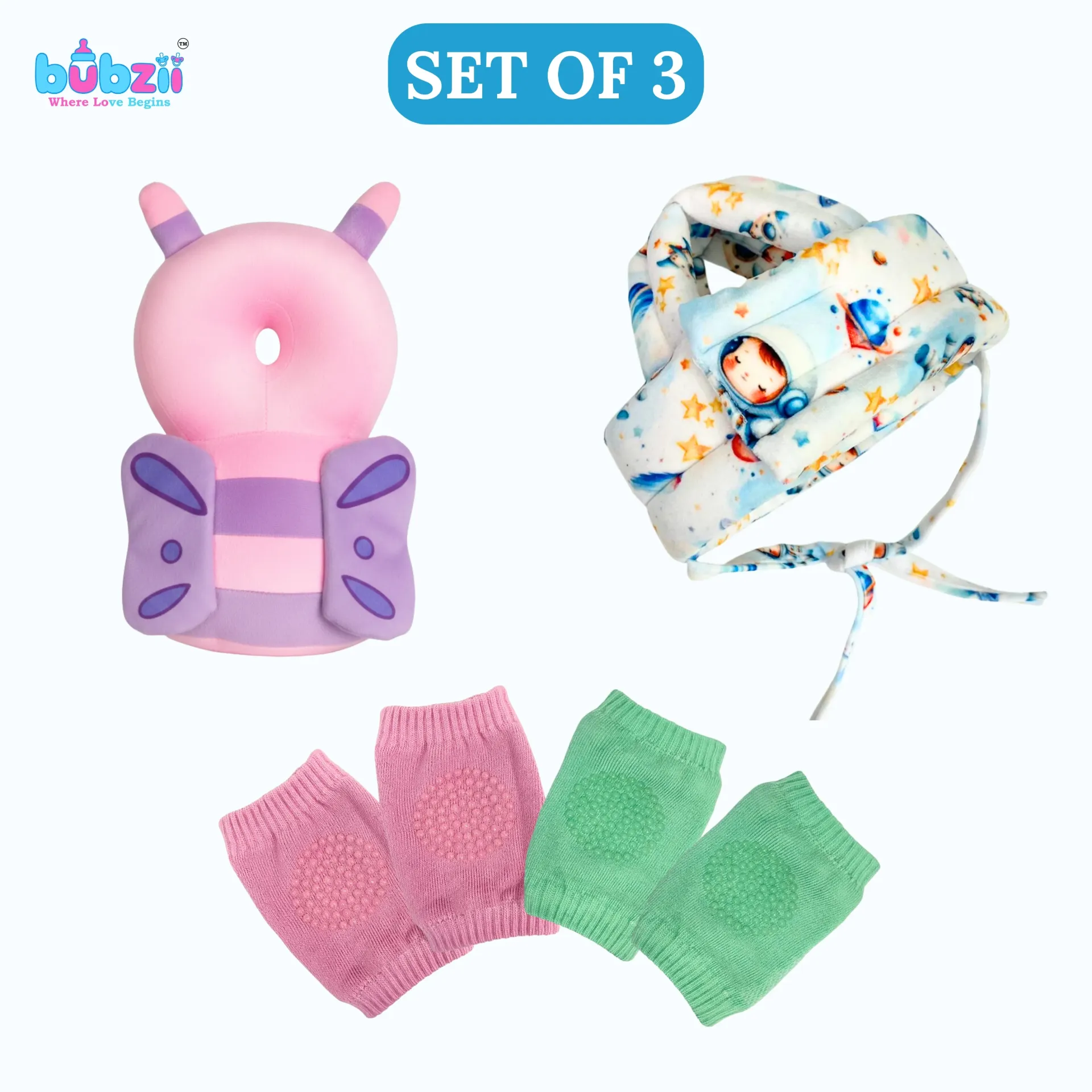 Baby Gift Set soft protecting for walking and crawling